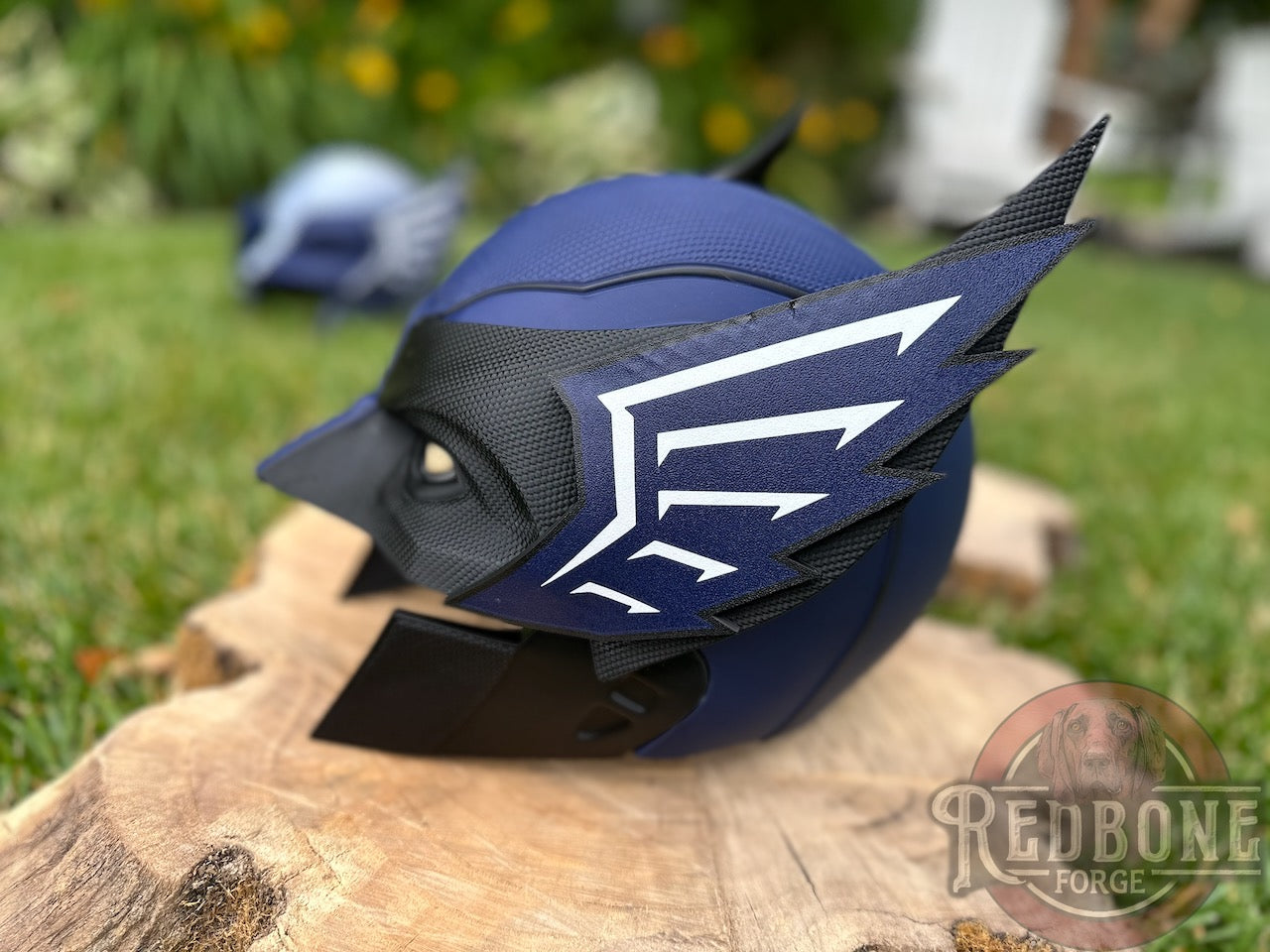 St. Louis- Inspired Blue & Silver Football Mutant Cowl