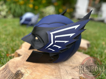 St. Louis- Inspired Blue & Silver Football Mutant Cowl