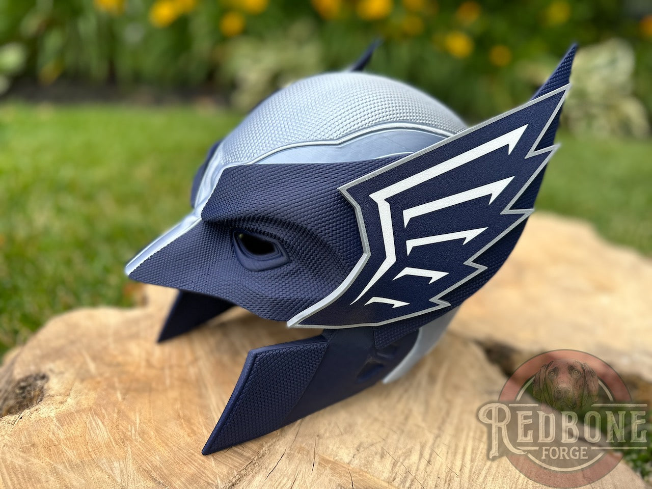 St. Louis- Inspired Blue & Silver Football Mutant Cowl