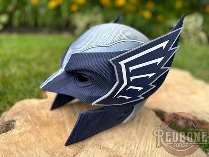 St. Louis- Inspired Blue & Silver Football Mutant Cowl