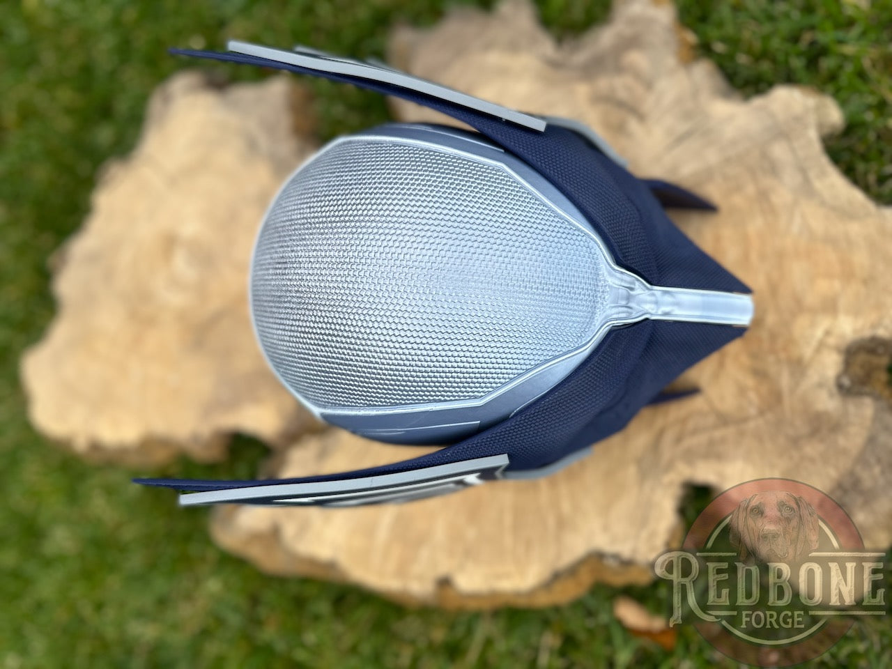 St. Louis- Inspired Blue & Silver Football Mutant Cowl