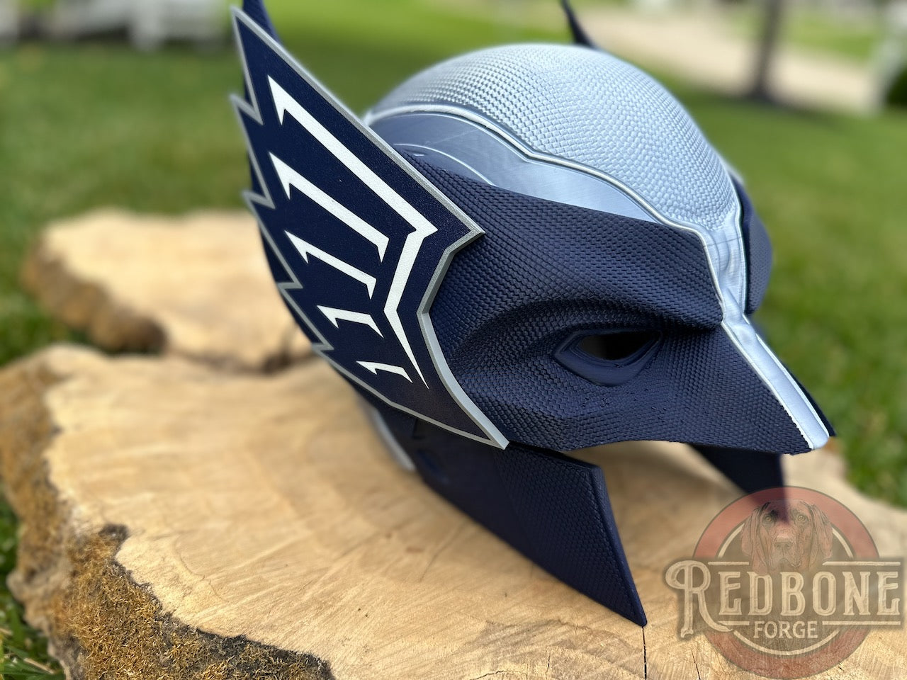 St. Louis- Inspired Blue & Silver Football Mutant Cowl