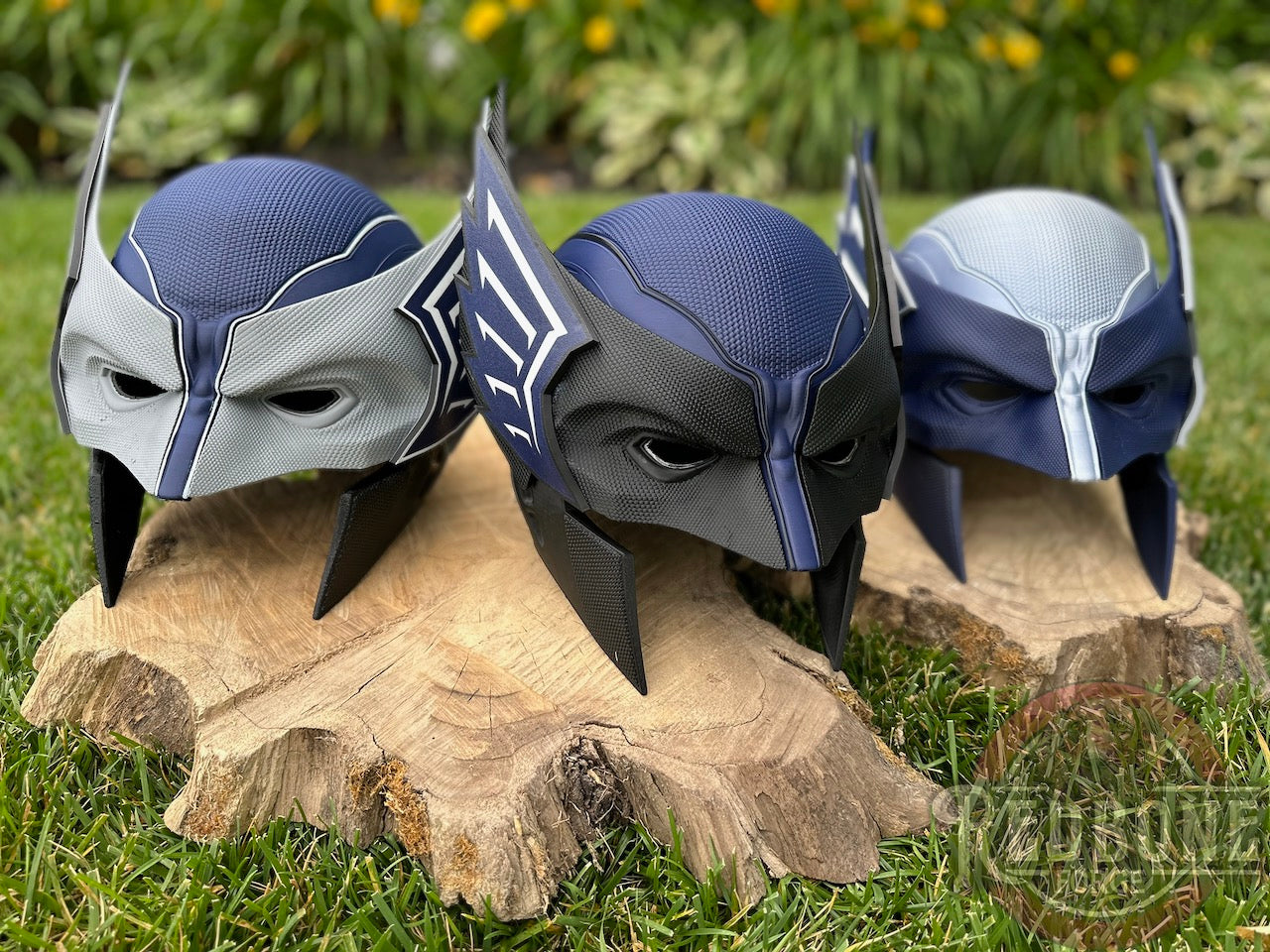 St. Louis- Inspired Blue & Silver Football Mutant Cowl