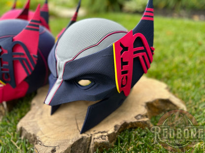 St. Louis- Inspired City Red & Blue Soccer Mutant Cowl