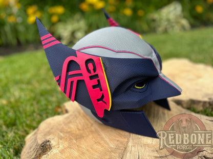 St. Louis- Inspired City Red & Blue Soccer Mutant Cowl
