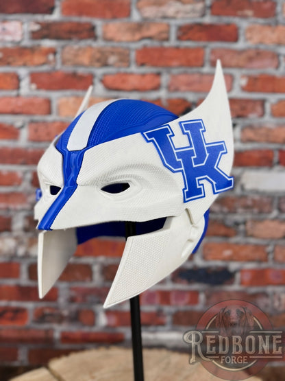 Kentucky-Inspired Blue & White Mutant Cowl