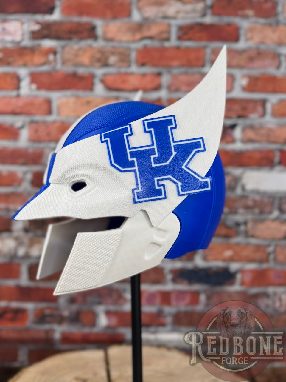 Kentucky-Inspired Blue & White Mutant Cowl