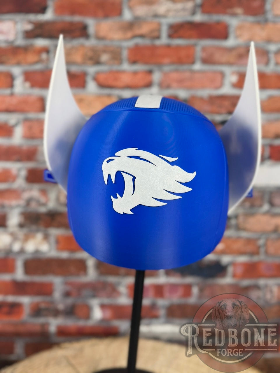 Kentucky-Inspired Blue & White Mutant Cowl