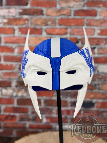 Kentucky-Inspired Blue & White Mutant Cowl
