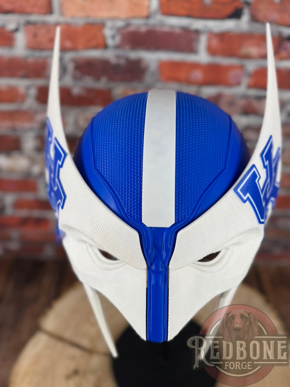 Kentucky-Inspired Blue & White Mutant Cowl