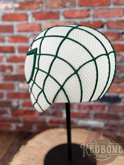 New York-Inspired Green & White Web Slinger Helmet