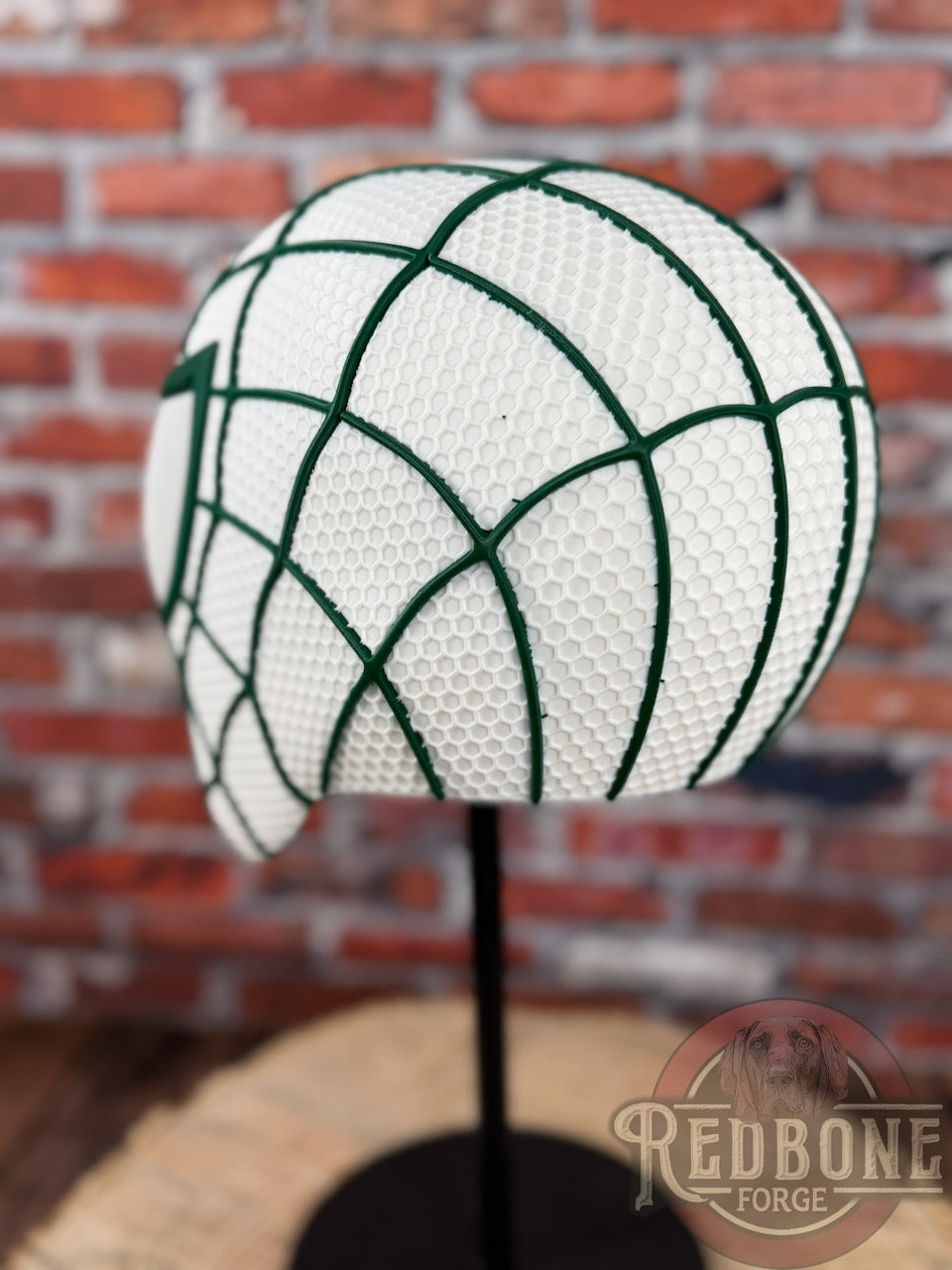 New York-Inspired Green & White Web Slinger Helmet