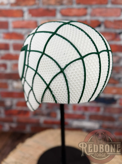 New York-Inspired Green & White Web Slinger Helmet