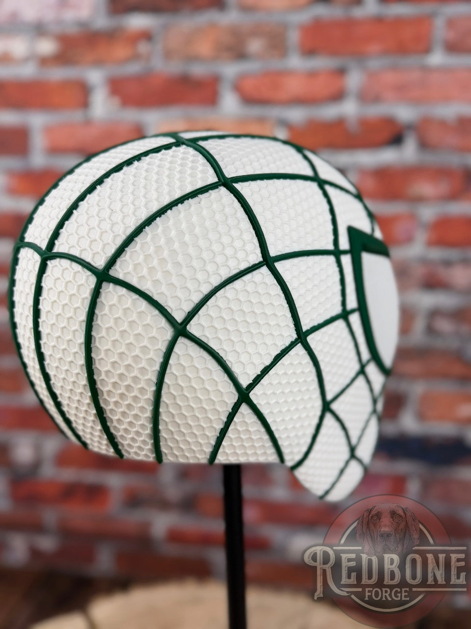 New York-Inspired Green & White Web Slinger Helmet