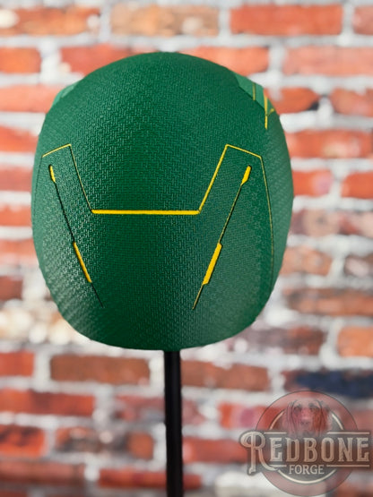 Green Bay-Inspired Green & Yellow Blind Devil Helmet