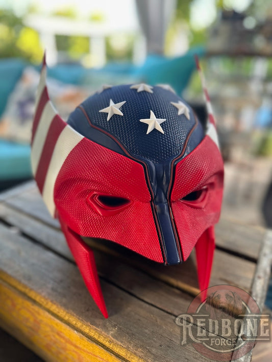 USA Inspired Red, White, & Blue Star Mutant Cowl