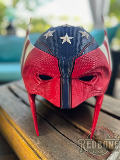 USA Inspired Red, White, & Blue Star Mutant Cowl