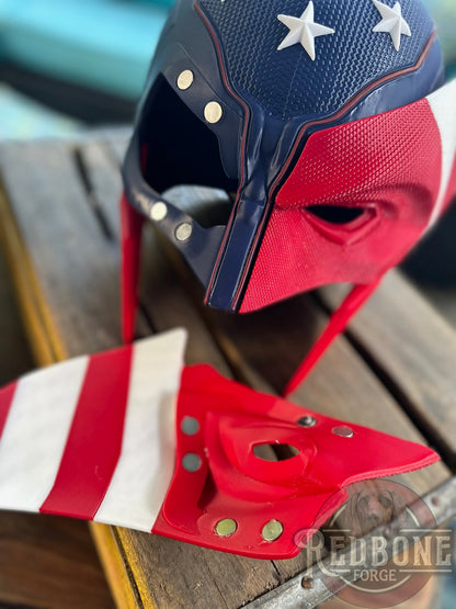 USA Inspired Red, White, & Blue Star Mutant Cowl
