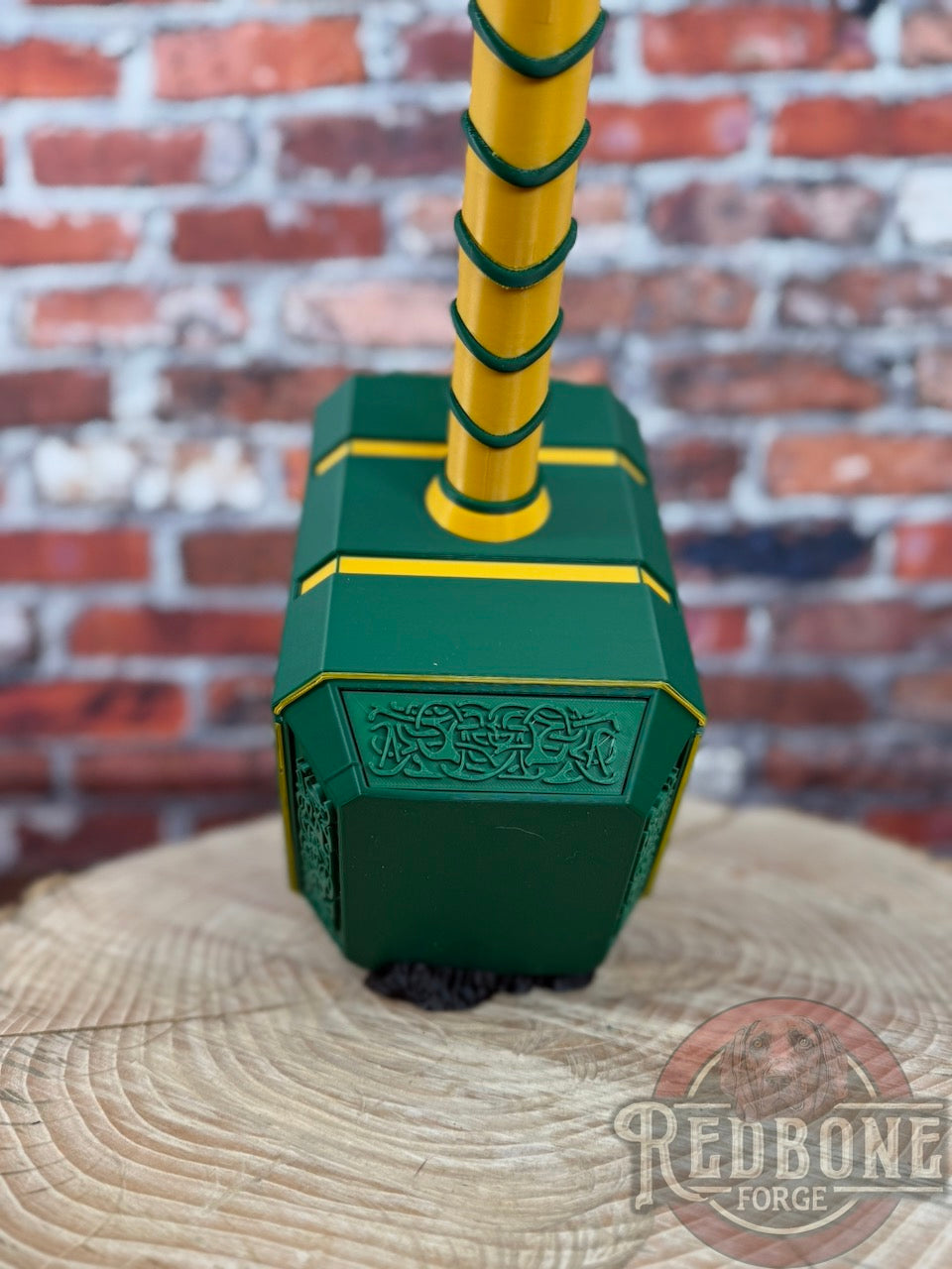 Green Bay-Inspired Mjolnir Thor Hammer
