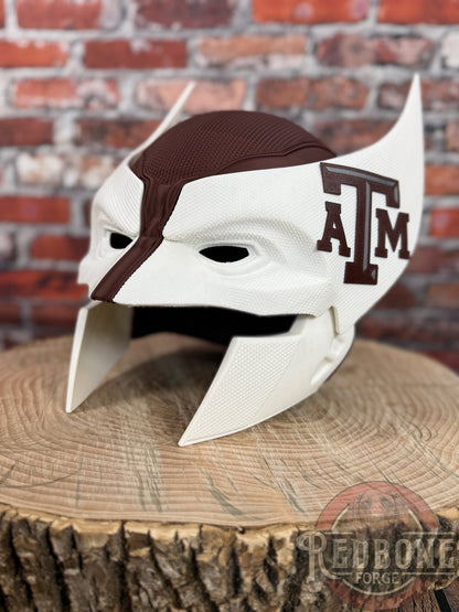 Texas-Inspired Maroon & White Mutant Cowl