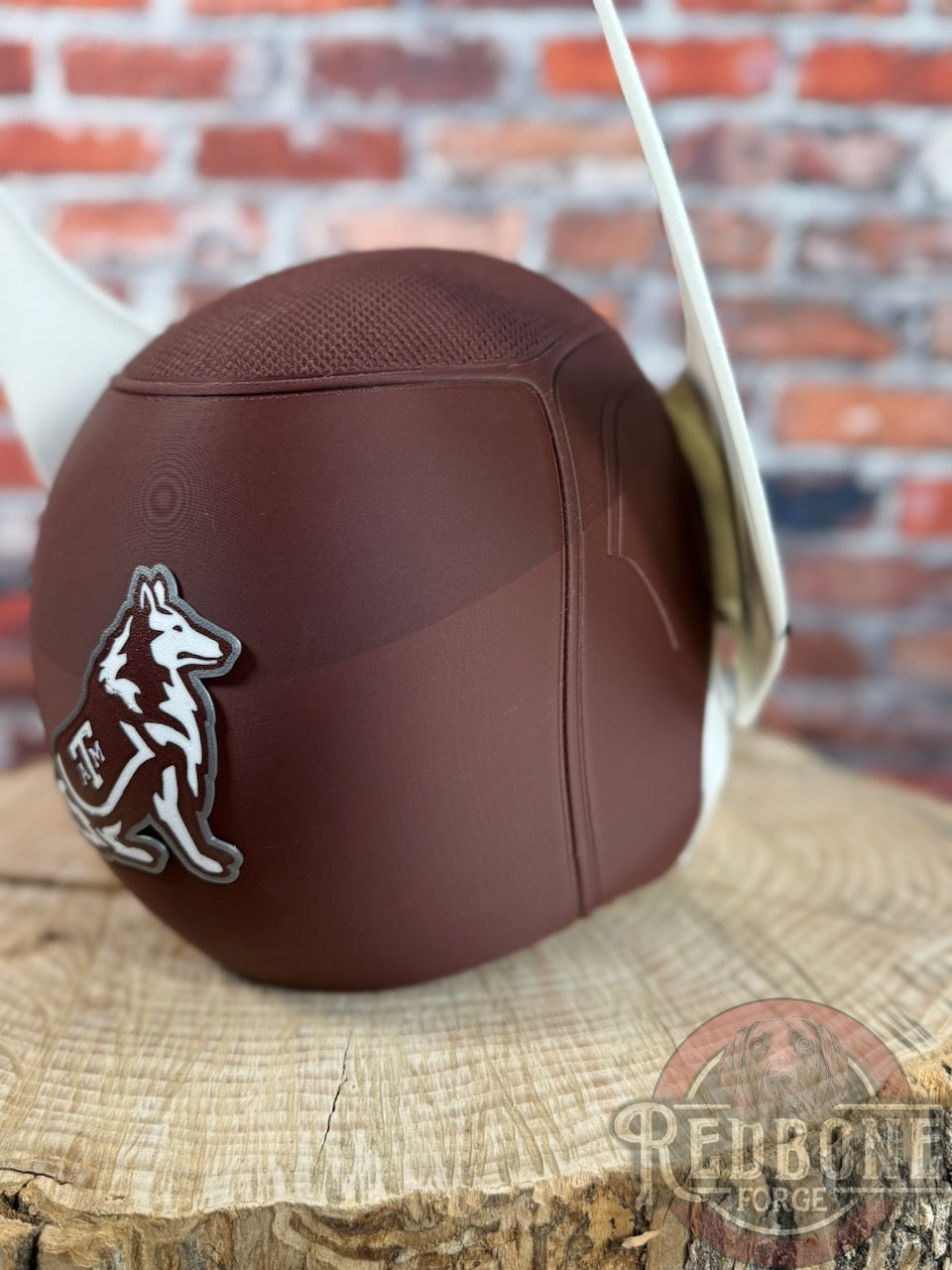 Texas-Inspired Maroon & White Mutant Cowl