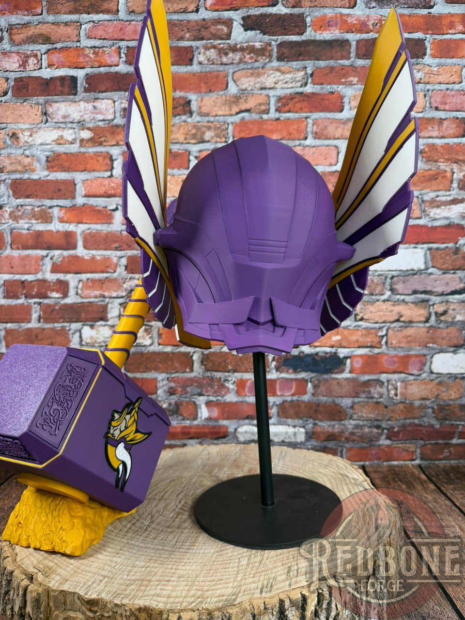 Custom Themed Norse God & Hammer