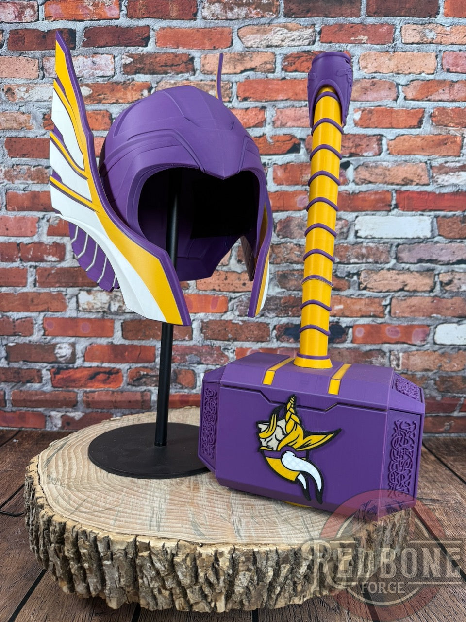 Custom Themed Norse God & Hammer