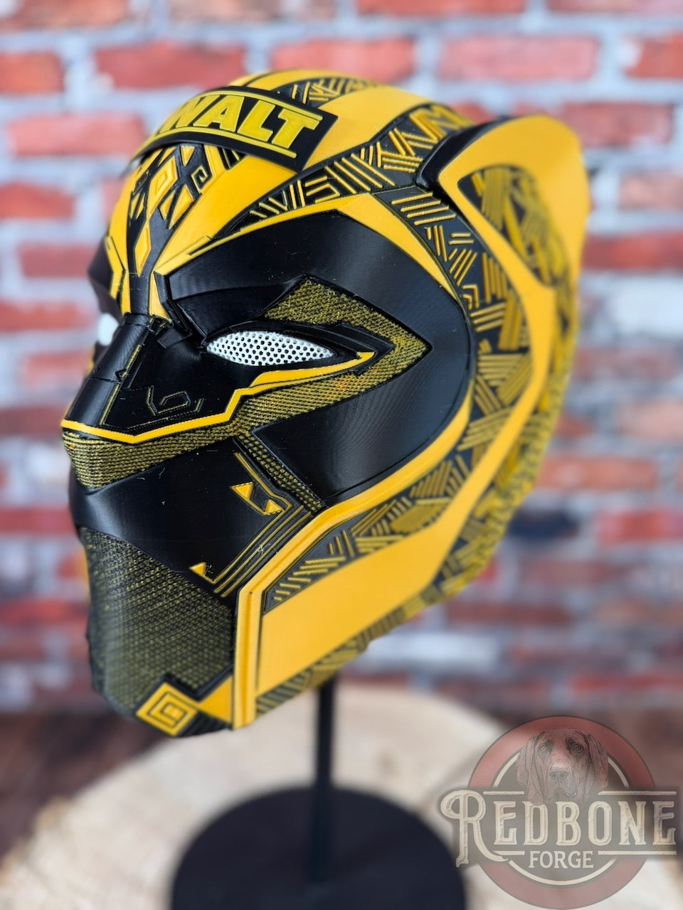 Custom Tribal Cat Panther Warrior Mask 3D Printed