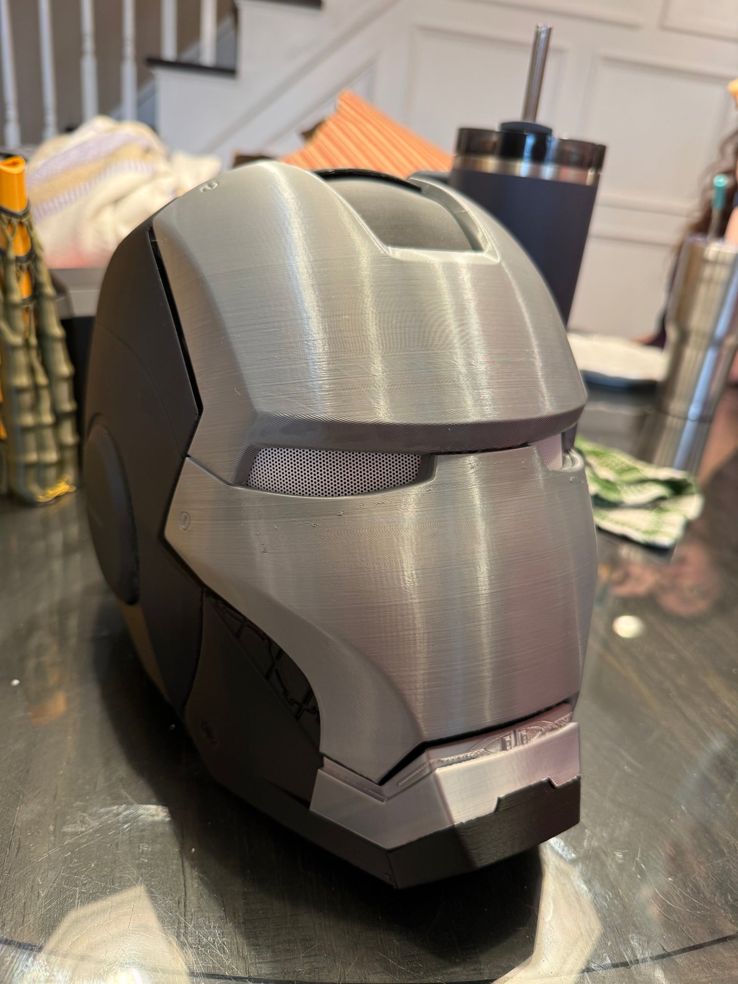 Custom Iron Hero Helmet - Mark X in Team Colors