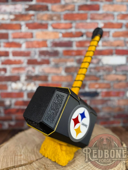 Steelers-Inspired Mjolnir Thor Hammer