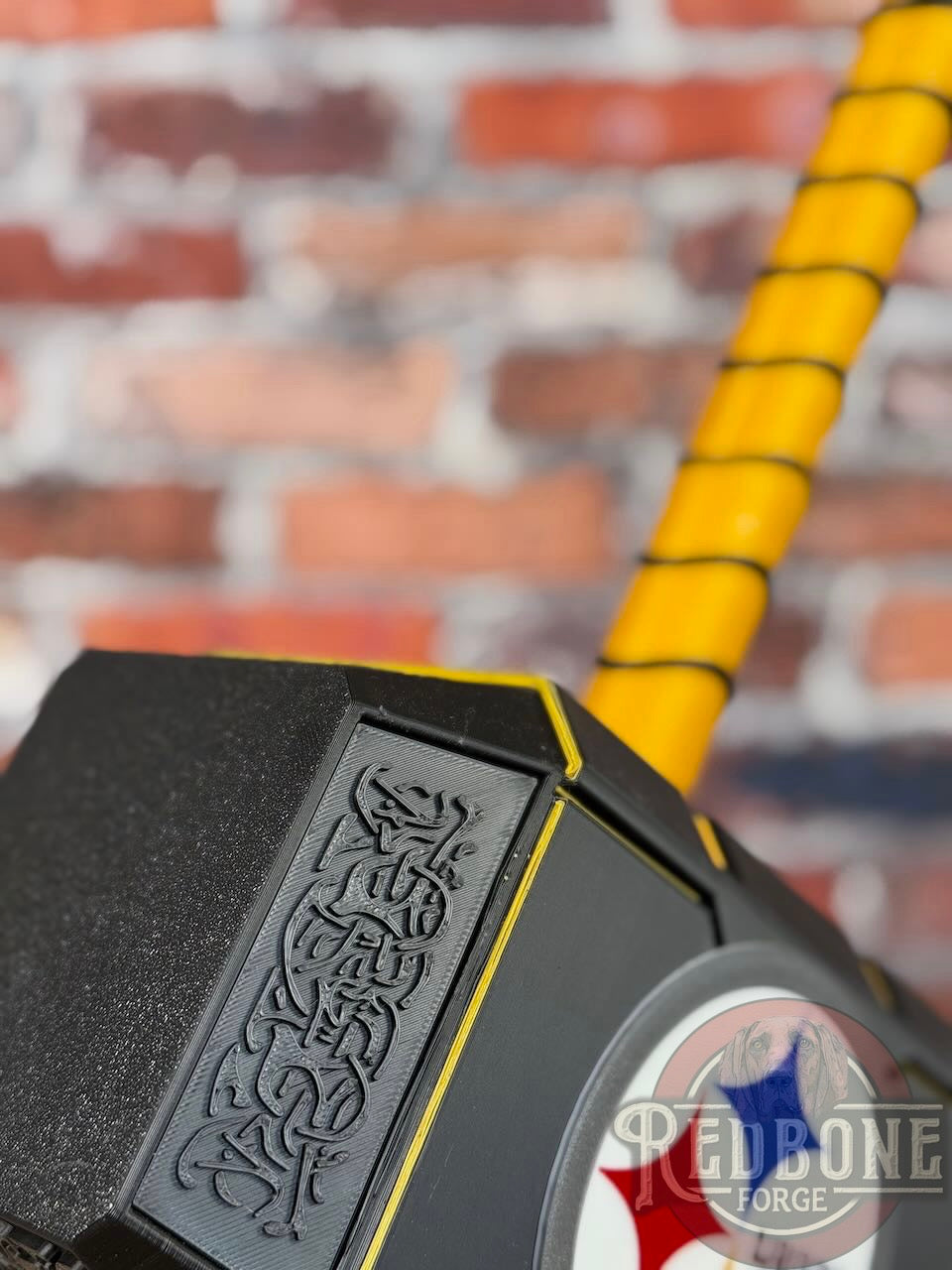 Steelers-Inspired Mjolnir Thor Hammer