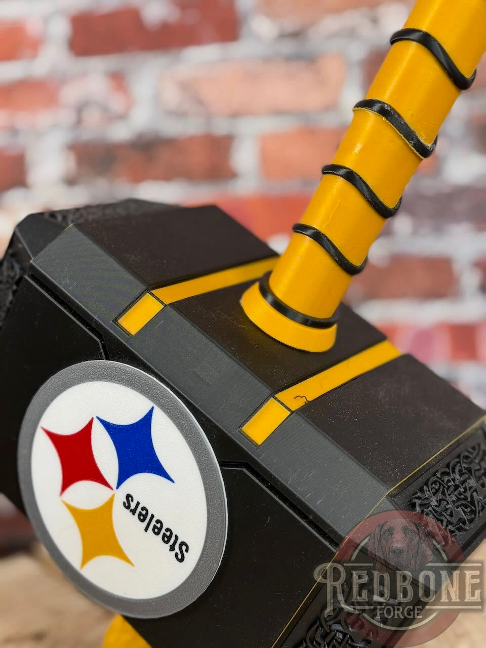 Steelers-Inspired Mjolnir Thor Hammer