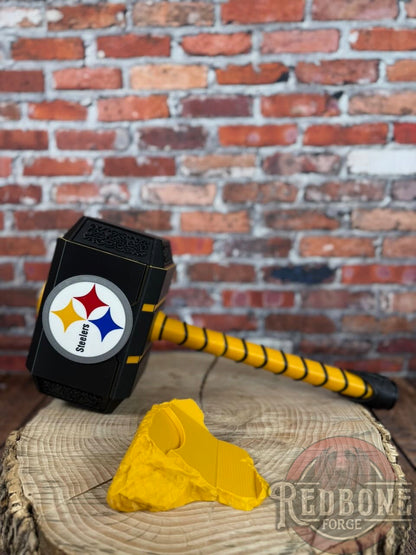 Steelers-Inspired Mjolnir Thor Hammer