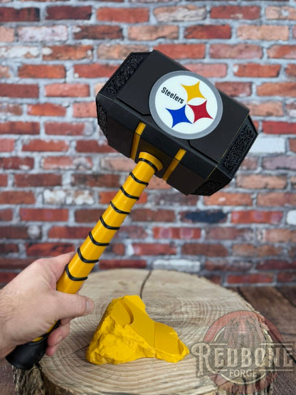 Steelers-Inspired Mjolnir Thor Hammer