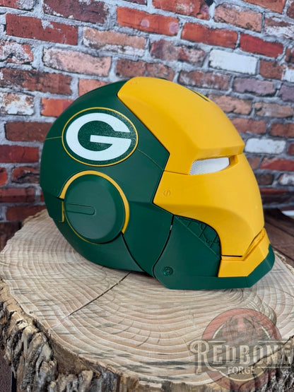 Custom Iron Hero Helmet - Mark X in Team Colors