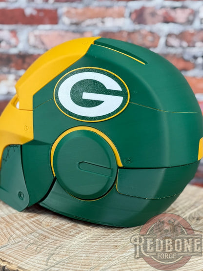 Custom Iron Hero Helmet - Mark X in Team Colors