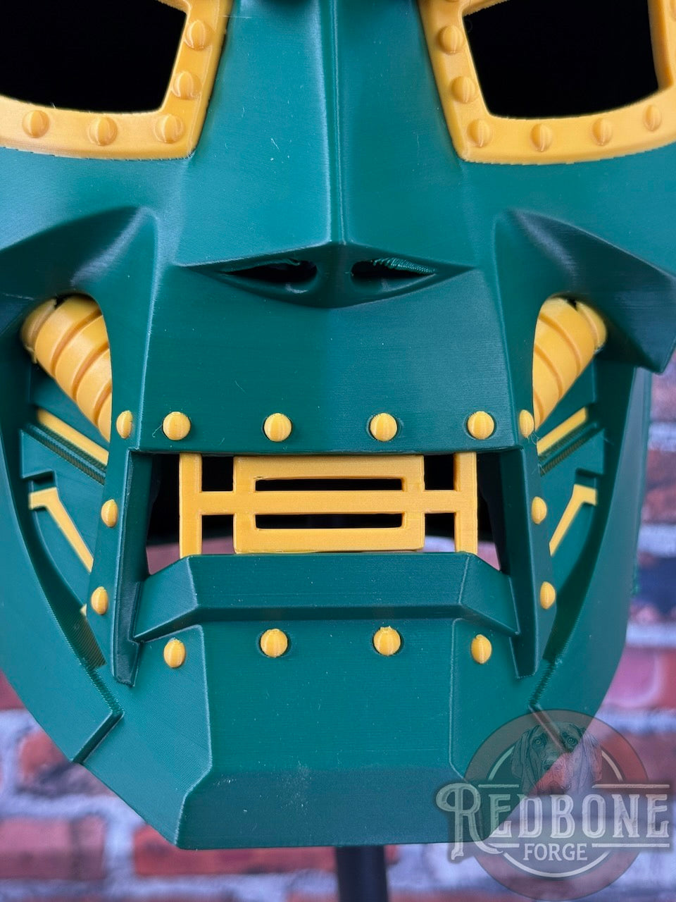 Custom Doom Helmet in Team Colors