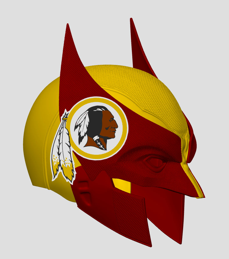 Washington Commanders Wolverine 3D Printed Helmet