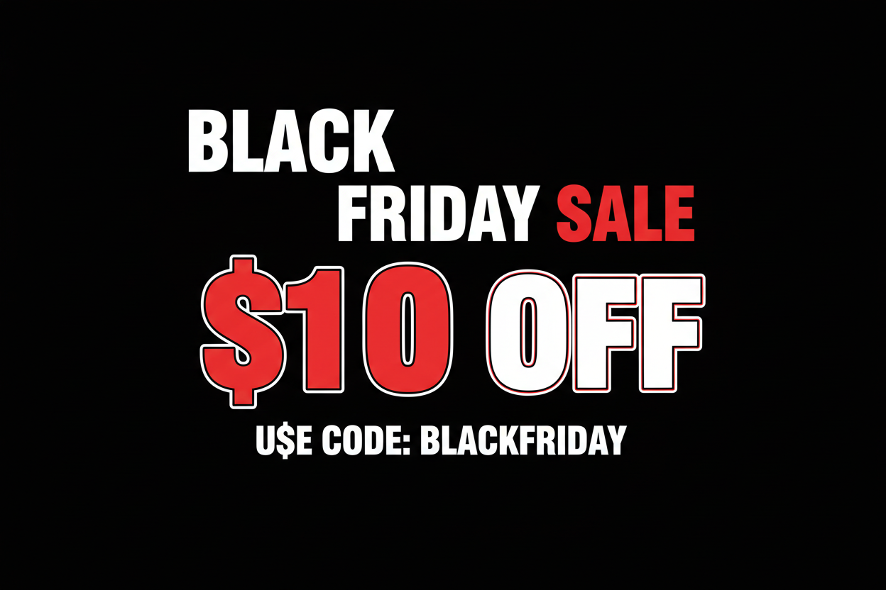 Black Friday Sale Vertical Black Background