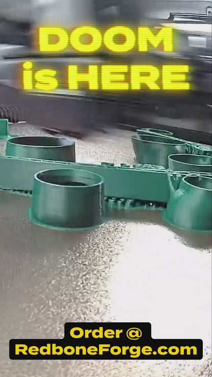 Custom Doom Helmet in Team Colors