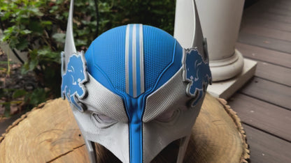 Detroit-Inspired Silver & Blue Mutant Cowl