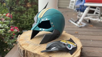 Jacksonville-Inspired Teal, Black, & Gold Mutant Cowl