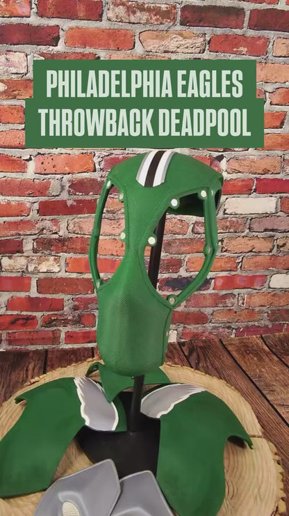 Philly-Inspired Kelly Green & Silver Throwback Masked Mercenary Mask