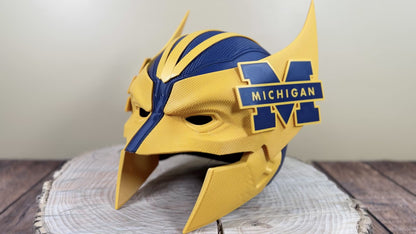 Michigan-Inspired Navy Blue & Gold Mutant Cowl