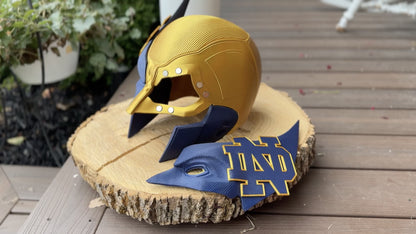 ND-Inspired Gold & Navy Mutant Cowl