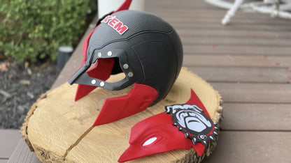 Georgia-Inspired Red & Black Mutant Cowl