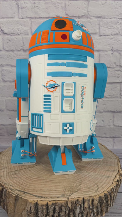 Miami Dolphin -Inspired R2 Astromech Droid