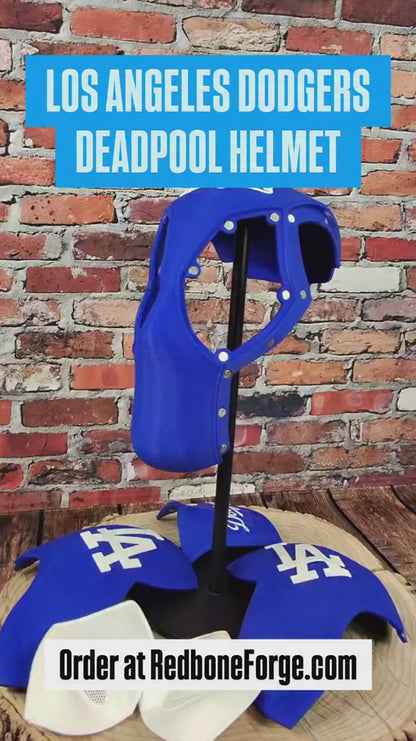 LA-Inspired Blue & White Masked Mercenary Mask