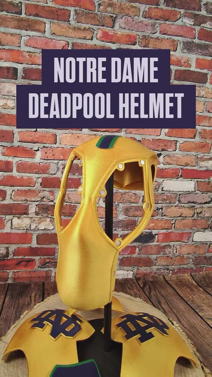 ND-Inspired Gold & Navy Masked Mercenary Mask