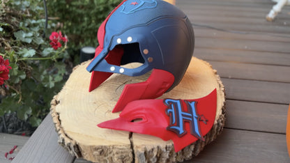 Houston-Inspired Blue & Red Mutant Cowl